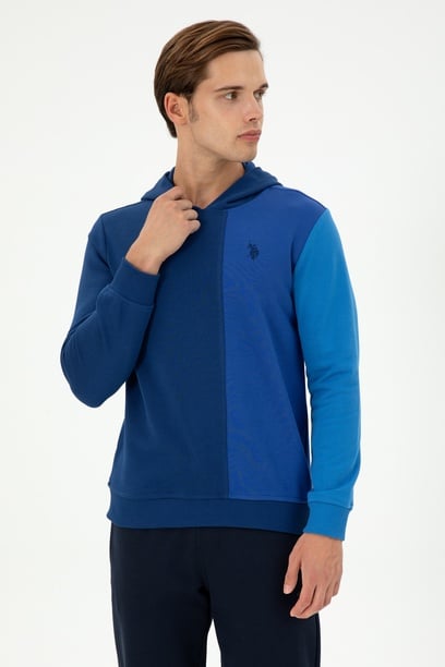 Erkek İndigo Sweatshirt