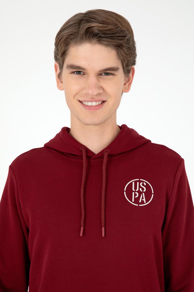 Erkek Bordo Sweatshirt