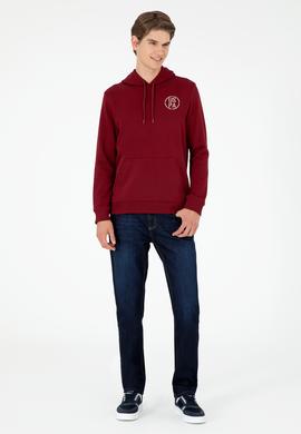 Erkek Bordo Sweatshirt - 50293361067