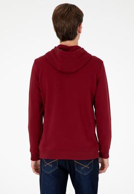 Erkek Bordo Sweatshirt - 50293361067