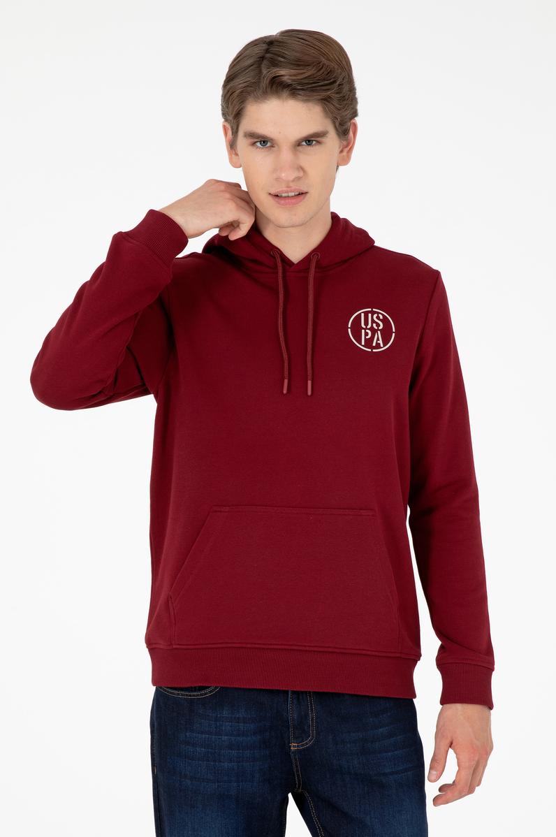 Erkek Bordo Sweatshirt