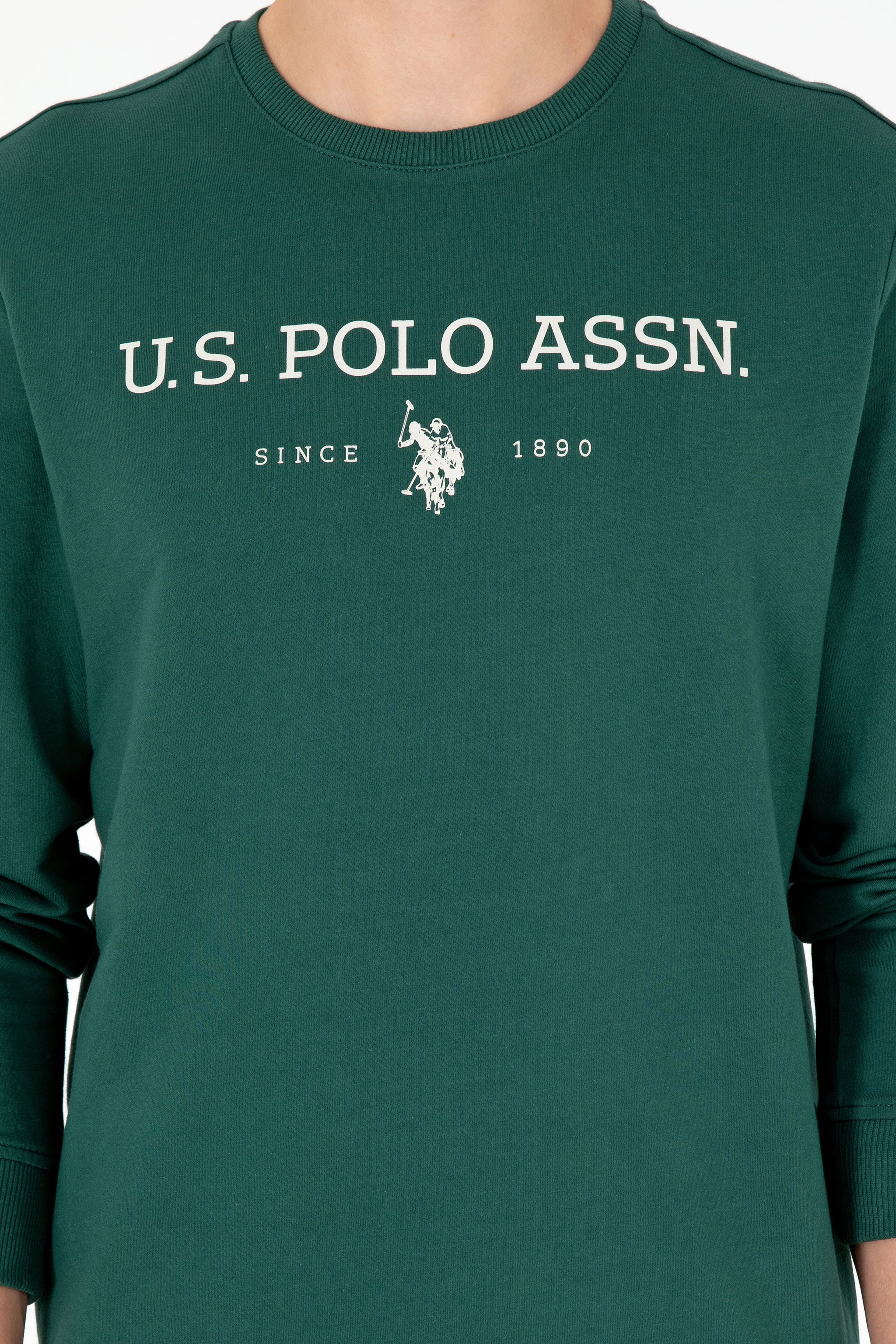 Erkek Koyu Yeşil Sweatshirt