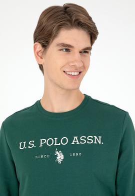 Erkek Koyu Yeşil Sweatshirt - 50293362044