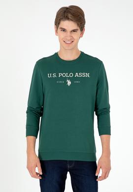 Erkek Koyu Yeşil Sweatshirt - 50293362044