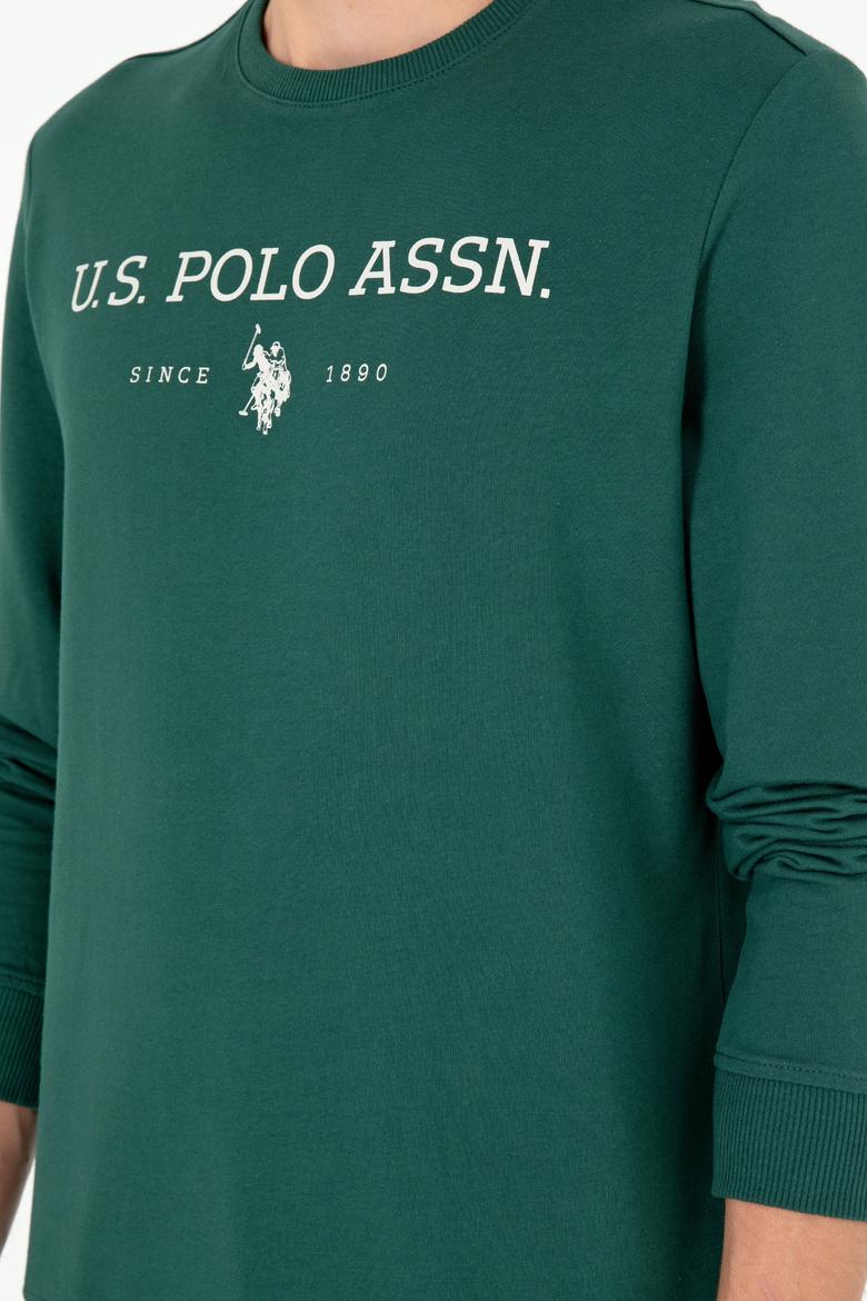 Erkek Koyu Yeşil Sweatshirt - 50293362044