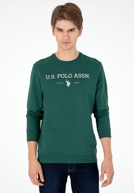 Erkek Koyu Yeşil Sweatshirt - 50293362044