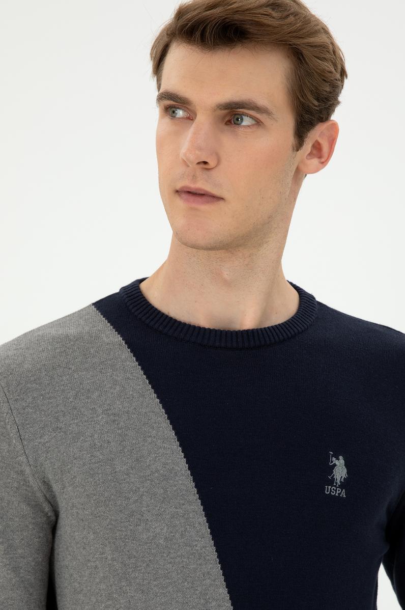 Erkek Lacivert Kazak