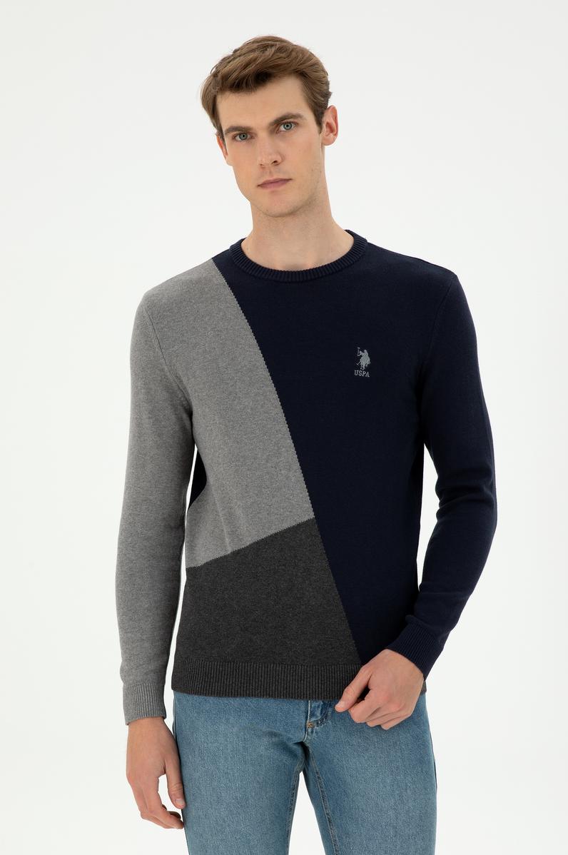 Erkek Lacivert Kazak