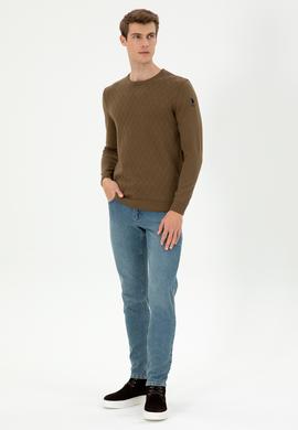 Erkek Haki Kazak - 50297055043