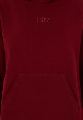 Kadın Bordo Kapüşonlu Sweatshirt - 50296944013