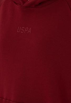 Kadın Bordo Kapüşonlu Sweatshirt - 50296944013