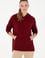 Kadın Bordo Kapüşonlu Sweatshirt