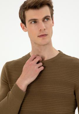 Erkek Haki Kazak - 50297064043