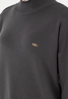 Kadın Antrasit Balıkçı Yaka Kazak - 50297069030