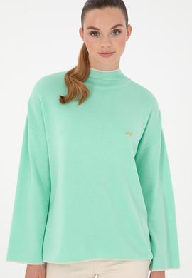 Kadın Mint Balıkçı Yaka Kazak - 50297069017