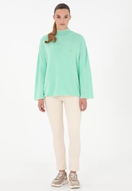 Kadın Mint Balıkçı Yaka Kazak - 50297069017