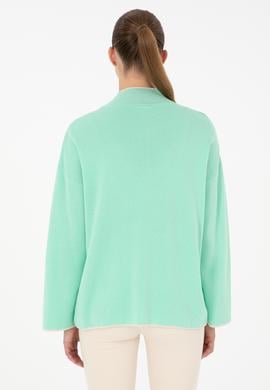 Kadın Mint Balıkçı Yaka Kazak - 50297069017