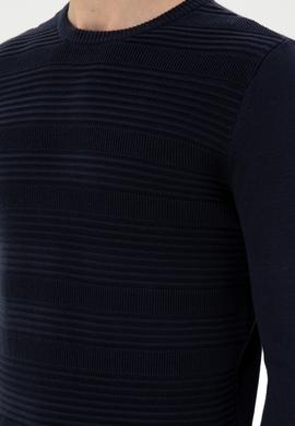 Erkek Lacivert Kazak - 50297064009