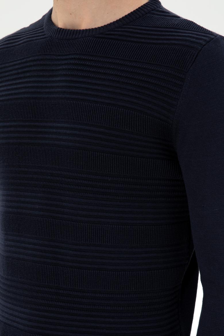 Erkek Lacivert Kazak - 50297064009