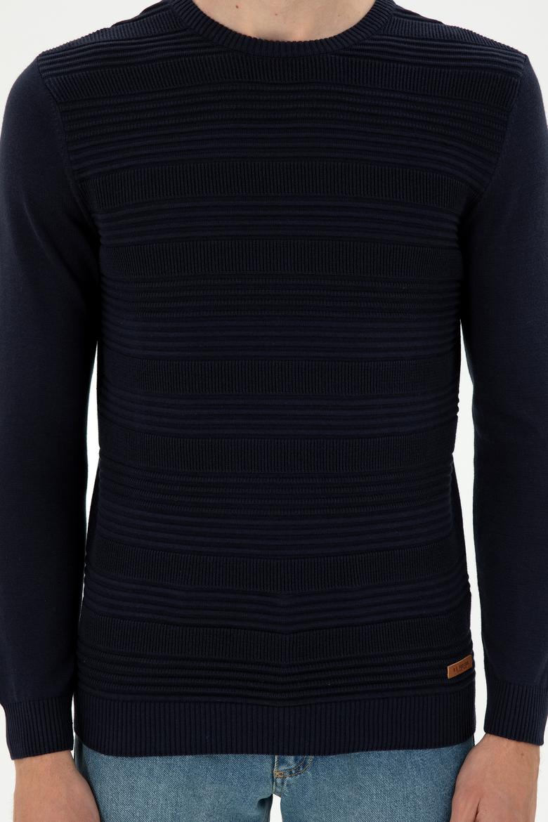 Erkek Lacivert Kazak - 50297064009