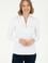 Kadın Beyaz Dik Yaka Sweatshirt