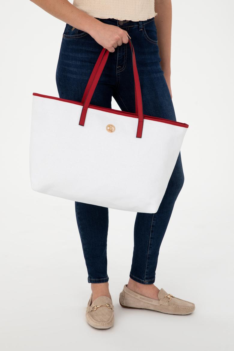 Kadın Beyaz Omuz Çantası - 50293660002