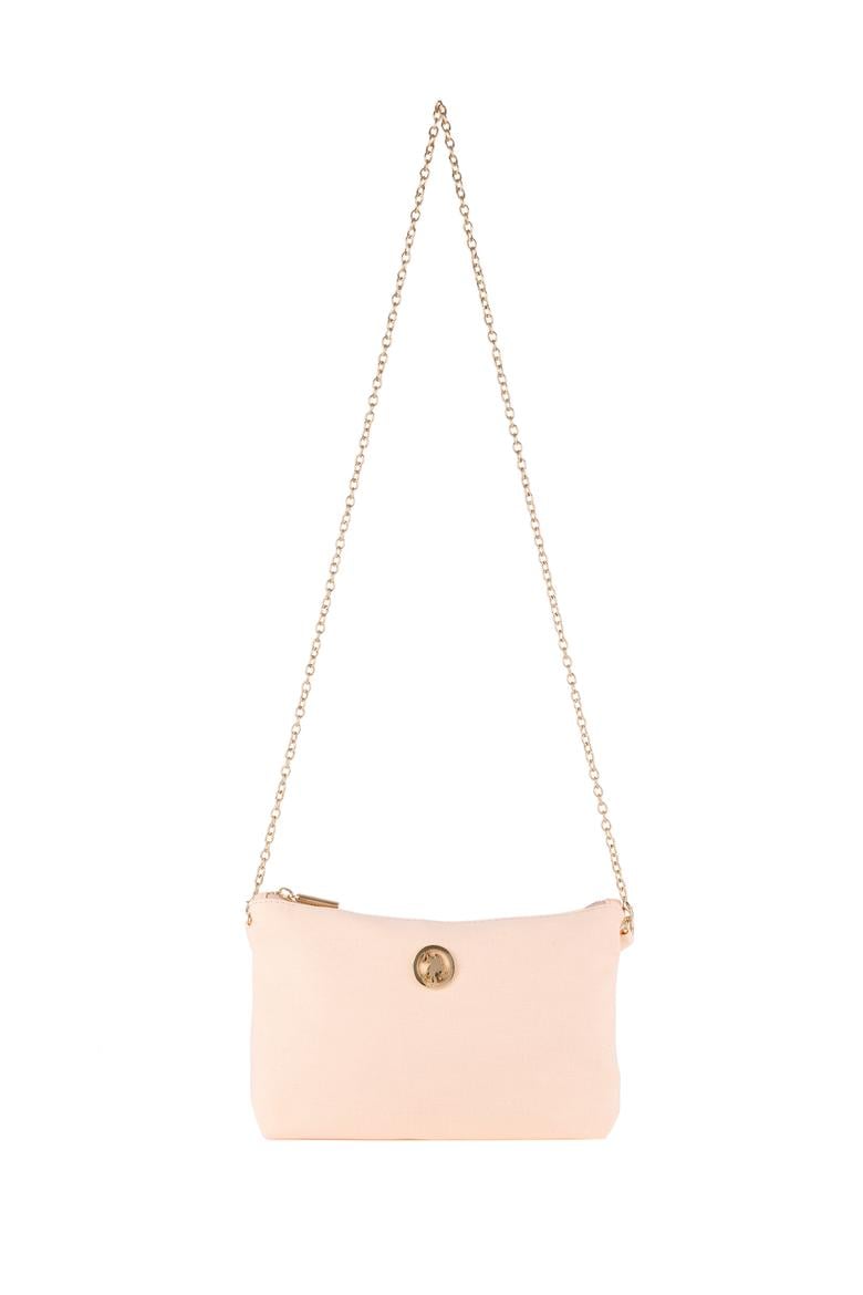 Kadın Somon Çıkarılabilir Askılı Kanvas El Çantası - 50293661007