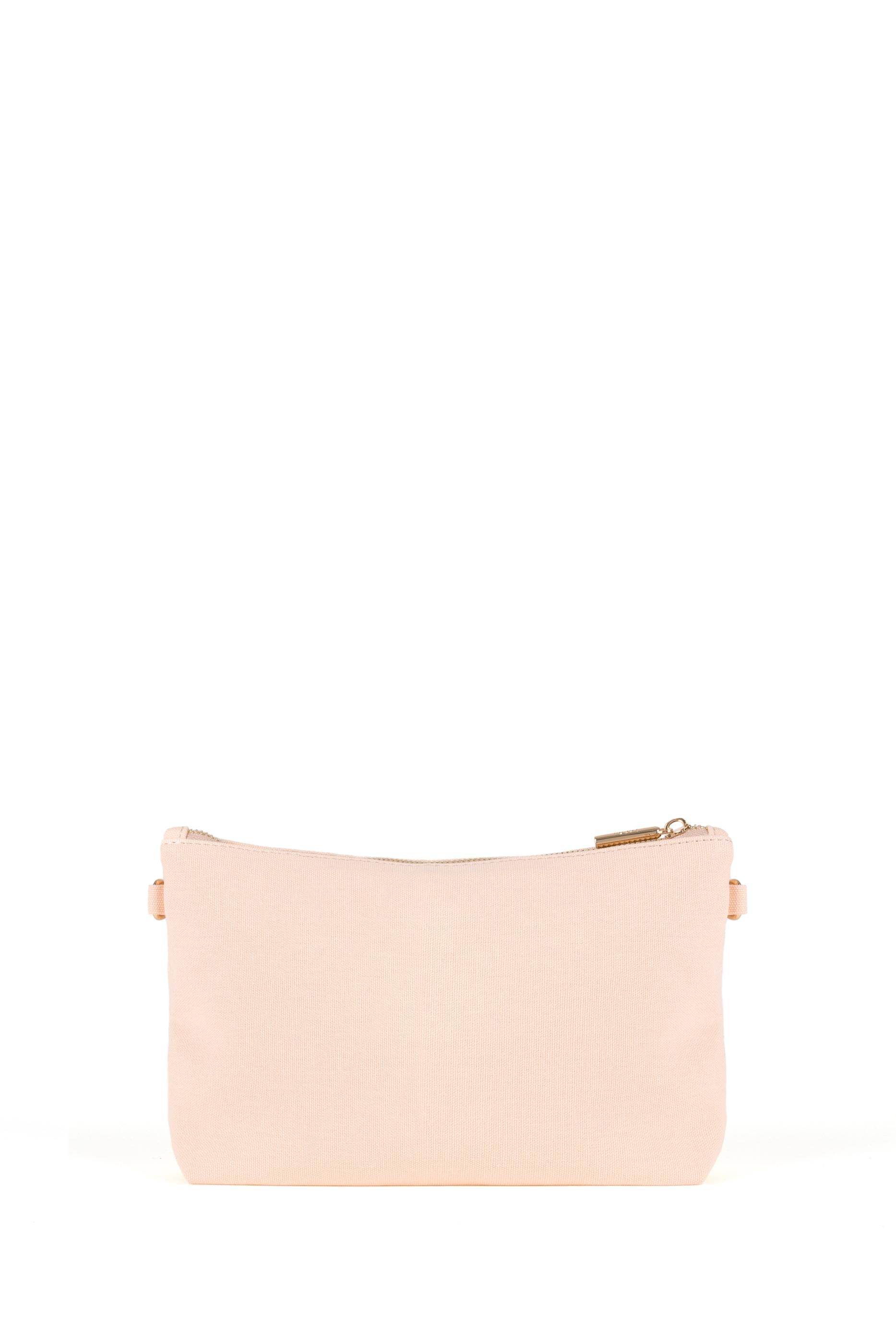 Kadın Somon Çıkarılabilir Askılı Kanvas El Çantası