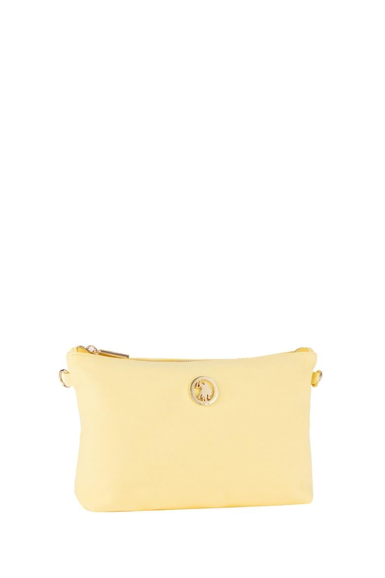 Kadın Sarı Çıkarılabilir Askılı Kanvas El Çantası - 50293661008