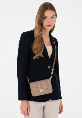 Kadın Koyu Bej Çapraz Çanta - 50293706004