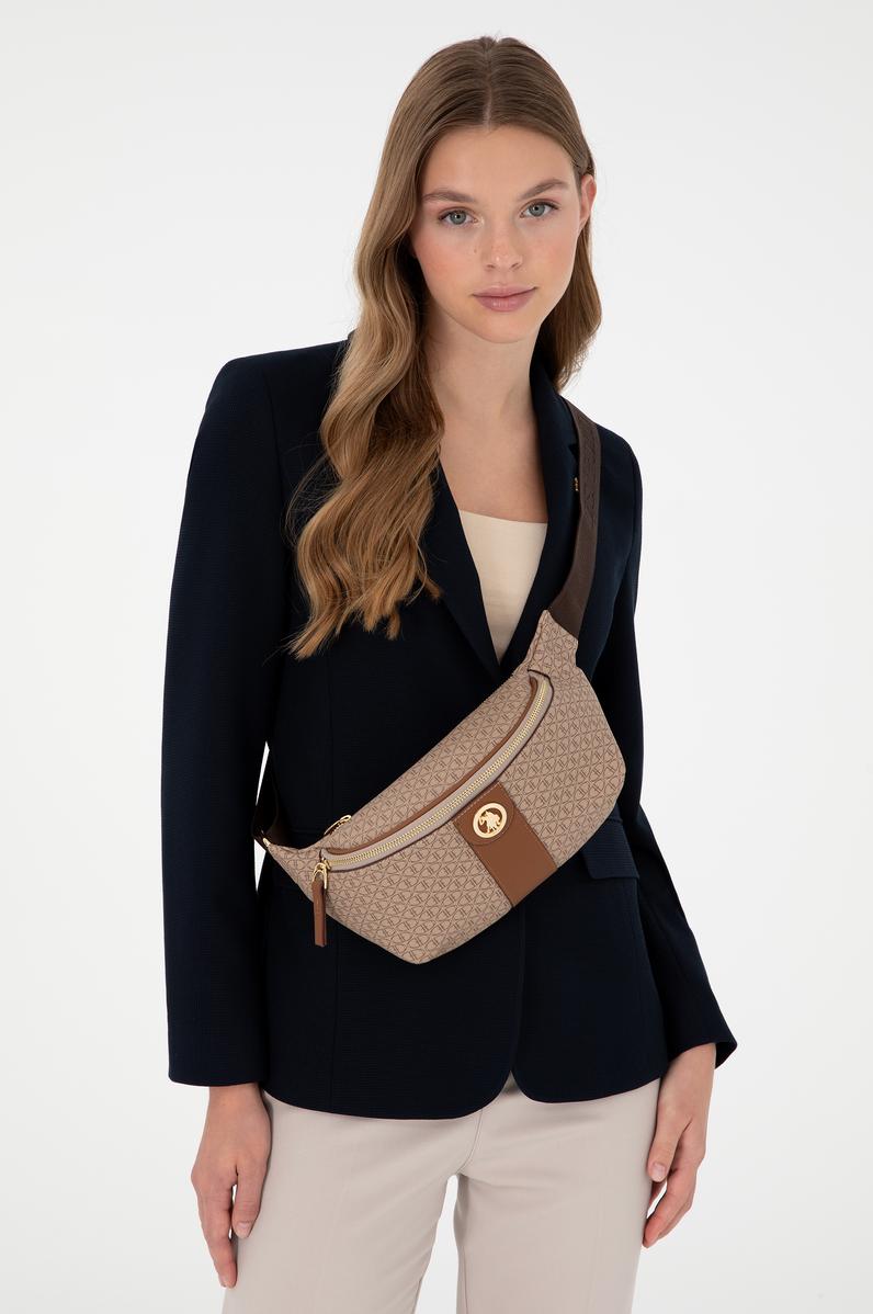 Kadın Bej Bel Çantası