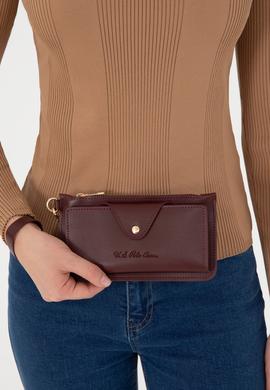 Kadın Bordo Cüzdan - 50297338002