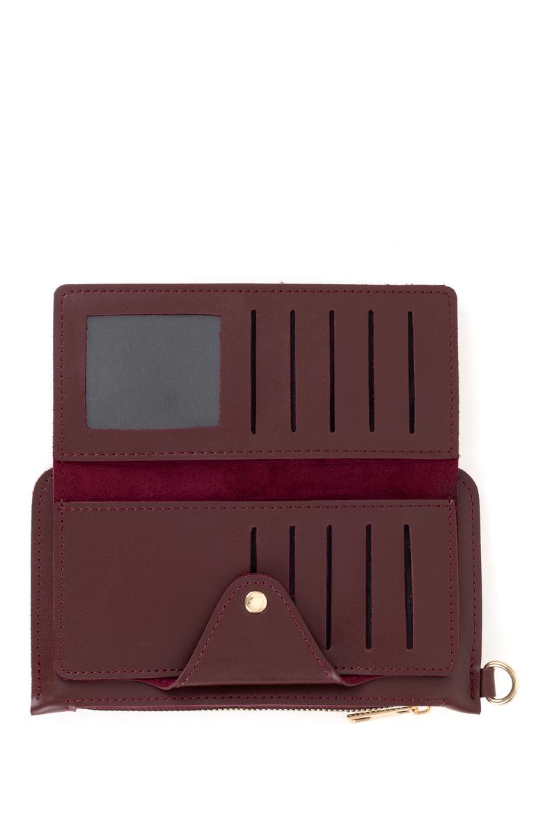 Kadın Bordo Cüzdan - 50297338002