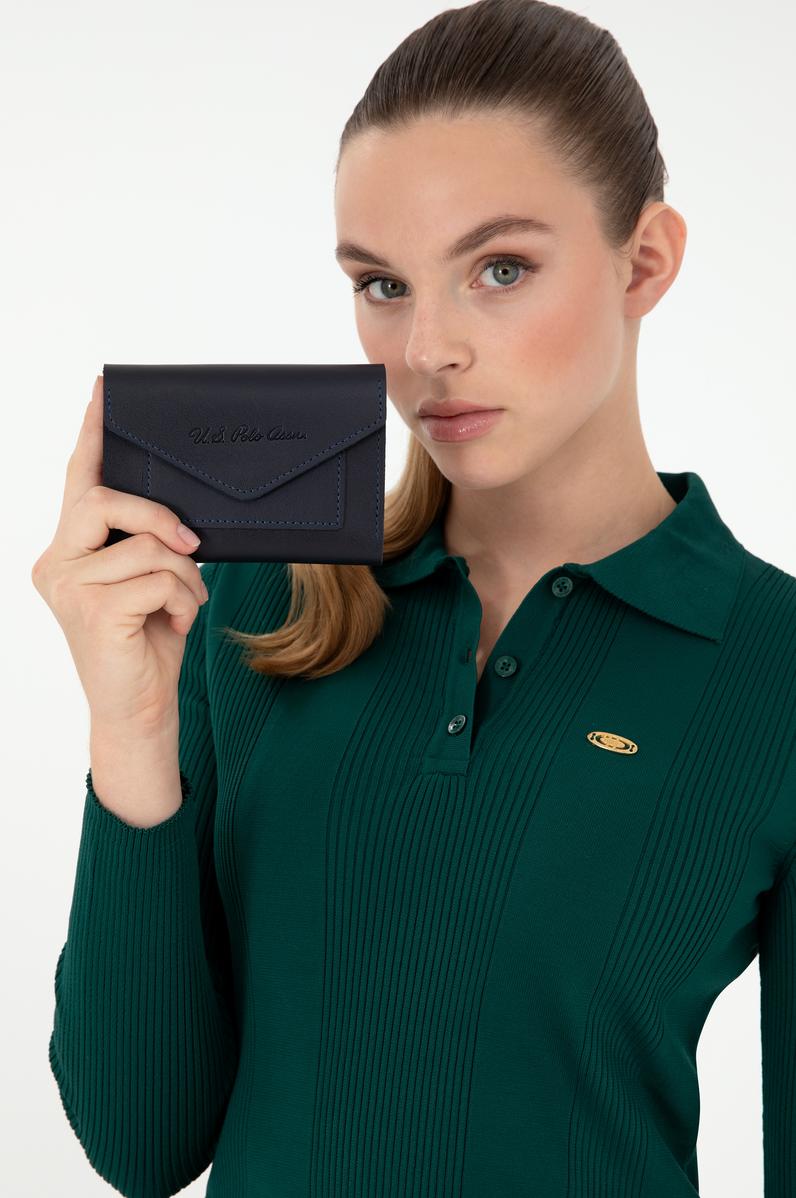 Kadın Lacivert Cüzdan