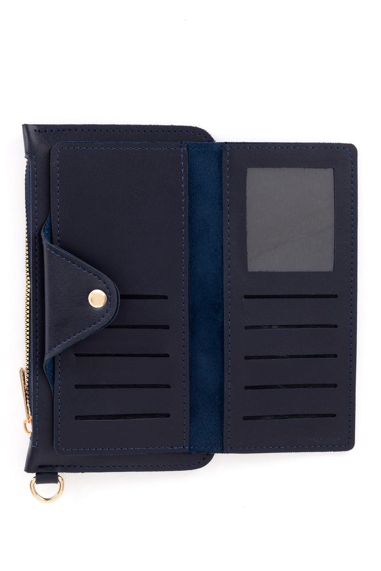 Kadın Lacivert Cüzdan - 50297338003
