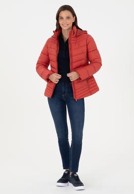 Kadın Kiremit Mont - 50289548067