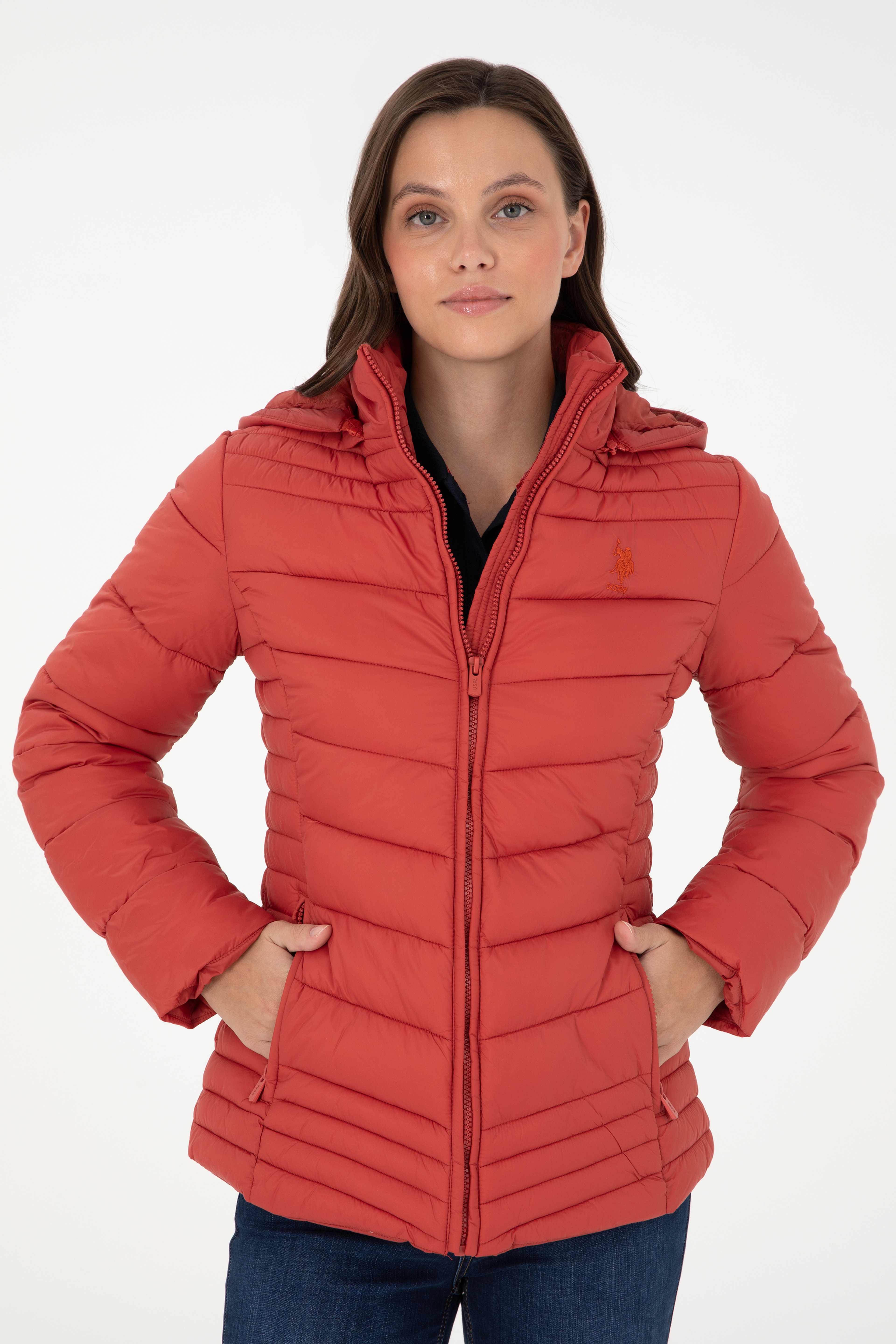 Kadın Kiremit Mont