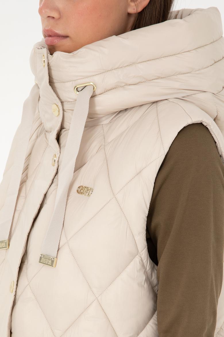 Kadın Krem Yelek - 50289550057