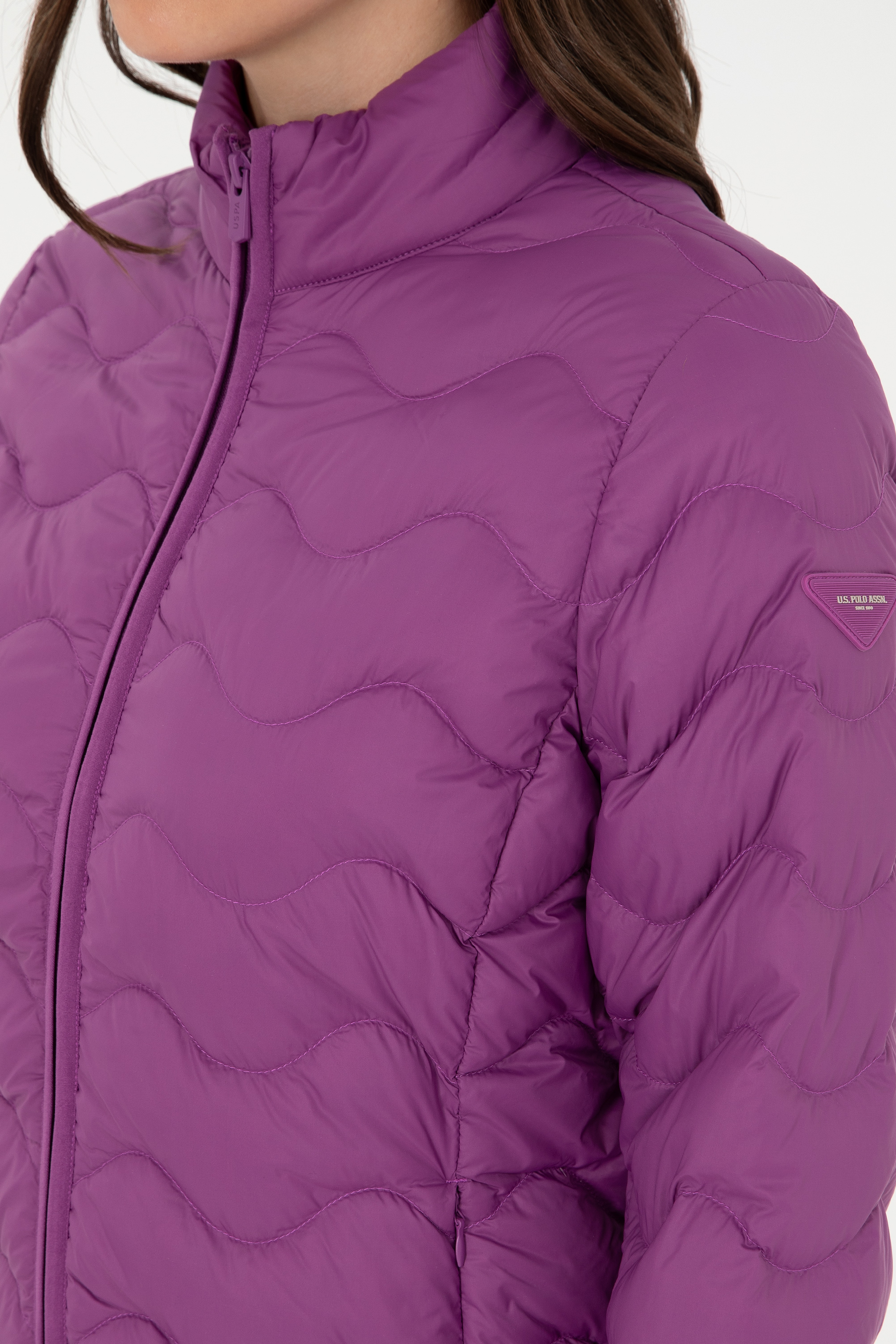Kadın Menekşe Mont - Image 7