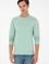 Erkek Su Yeşili Basic Sweatshirt