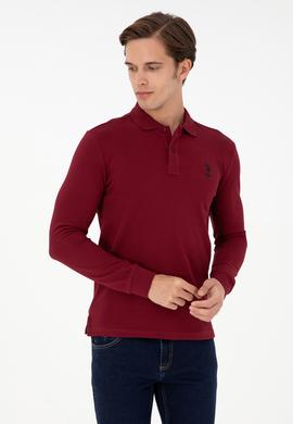 Erkek Bordo Basic Sweatshirt - 50289060118