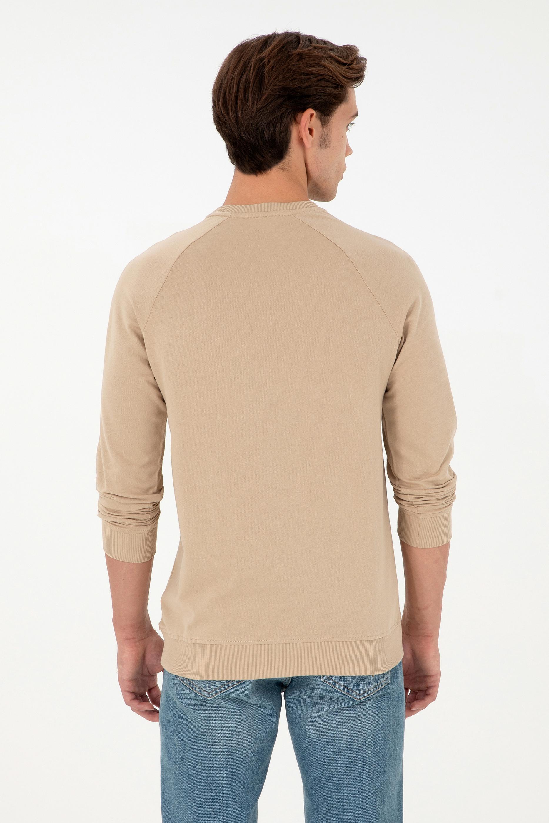 Erkek Kum Basic Sweatshirt