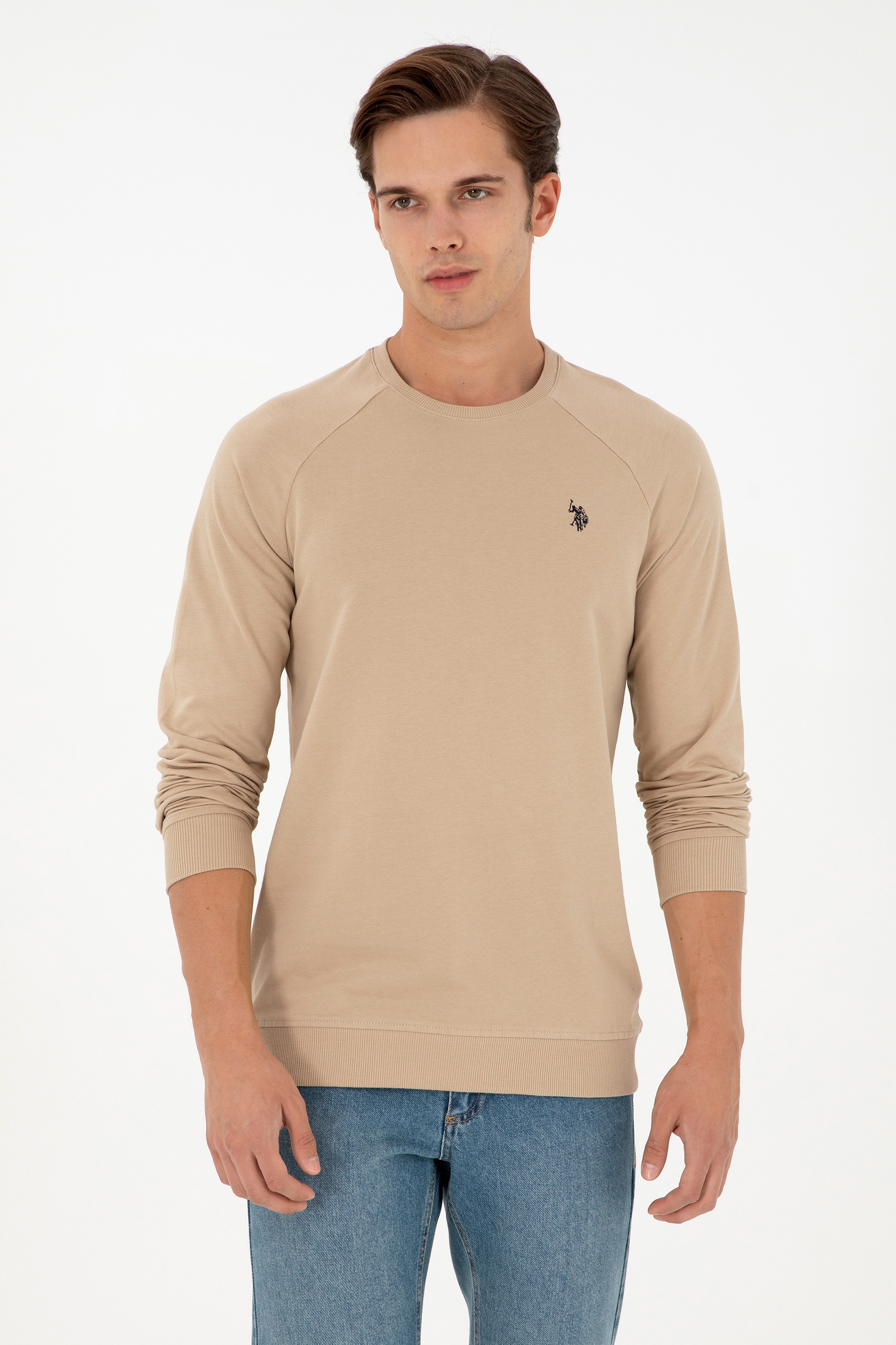 Erkek Kum Basic Sweatshirt - Image 1