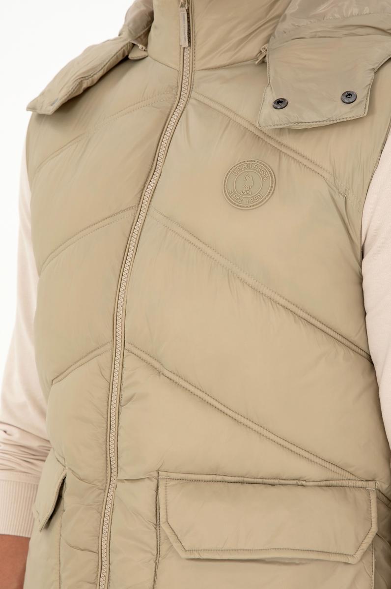 Erkek Açık Haki Yelek