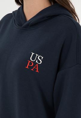 Kadın Lacivert Kapüşonlu Sweatshirt - 50291265021