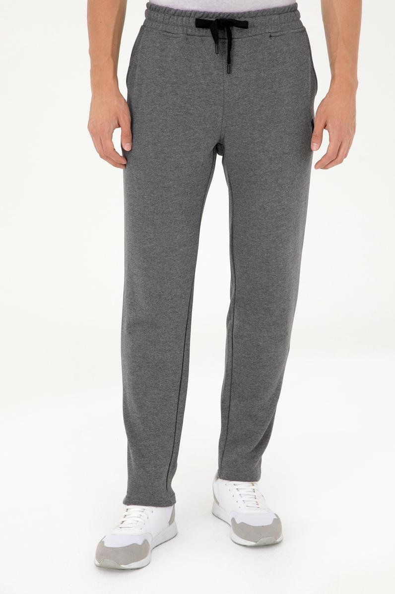 Erkek Antrasit Melanj Eşofman Altı