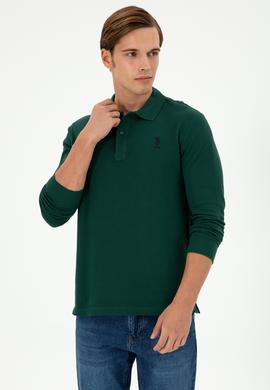 Erkek Koyu Yeşil Basic Sweatshirt - 50289062086