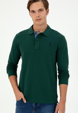 Erkek Koyu Yeşil Basic Sweatshirt - 50289062086