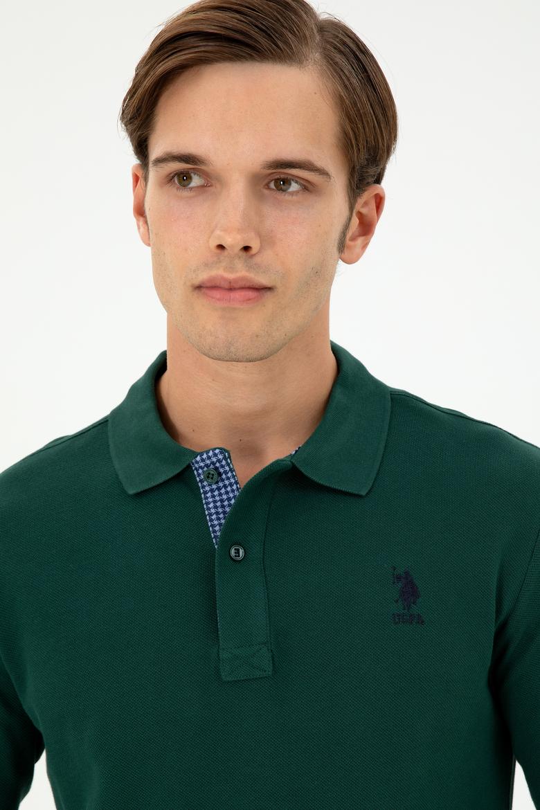 Erkek Koyu Yeşil Basic Sweatshirt - 50289062086