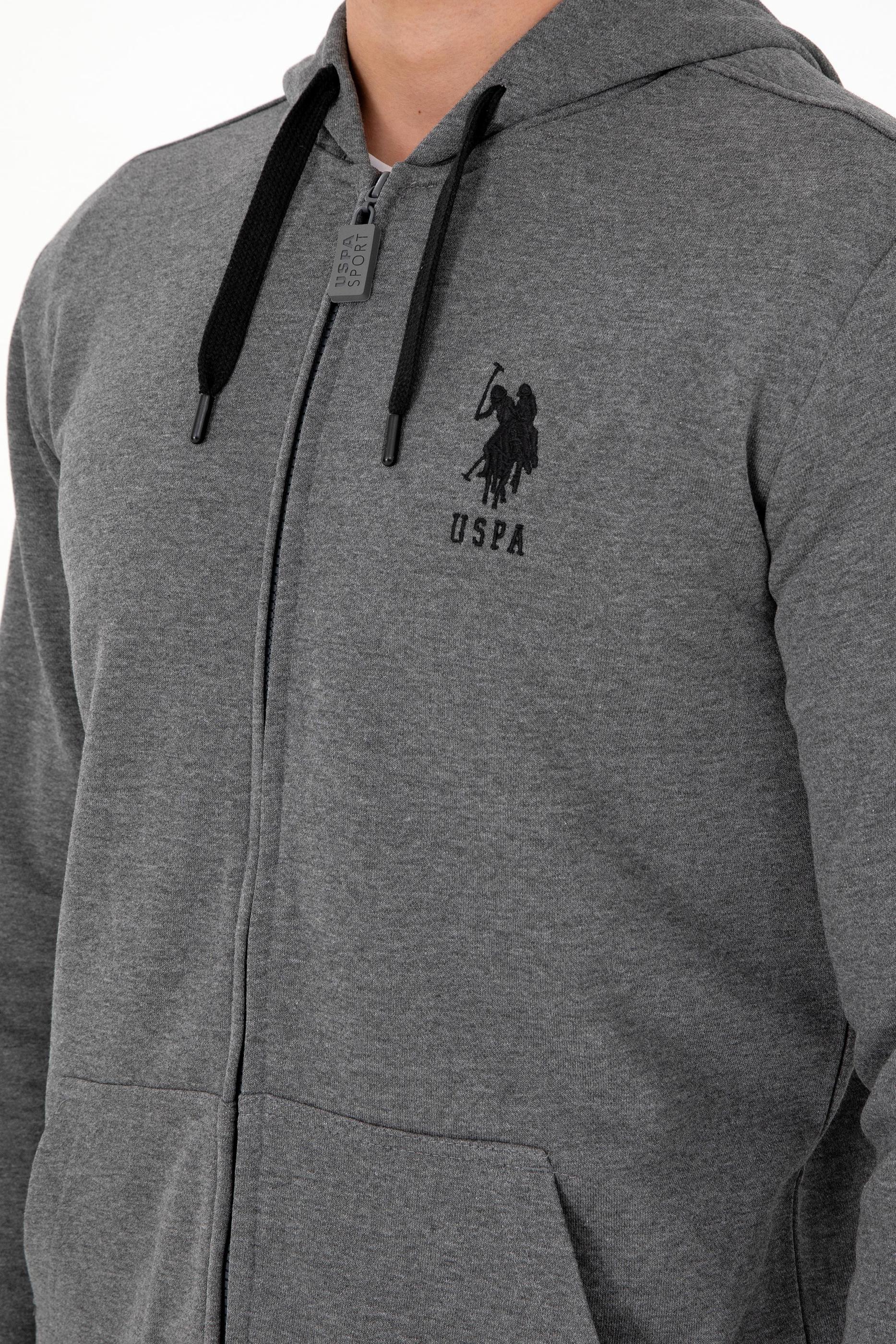 Erkek Antrasit Melanj Örme Hırka